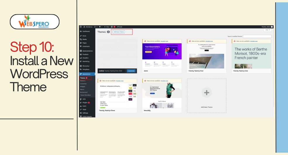 Install a New WordPress Theme