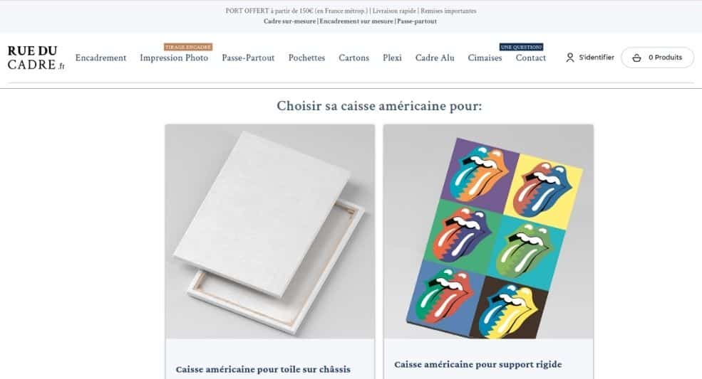 Rue De Cadre Web Designs